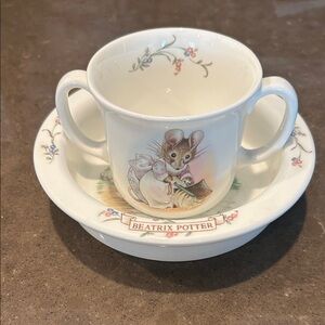 Bone China Beatrix Potter Mr. Jeremy Fisher Bowl